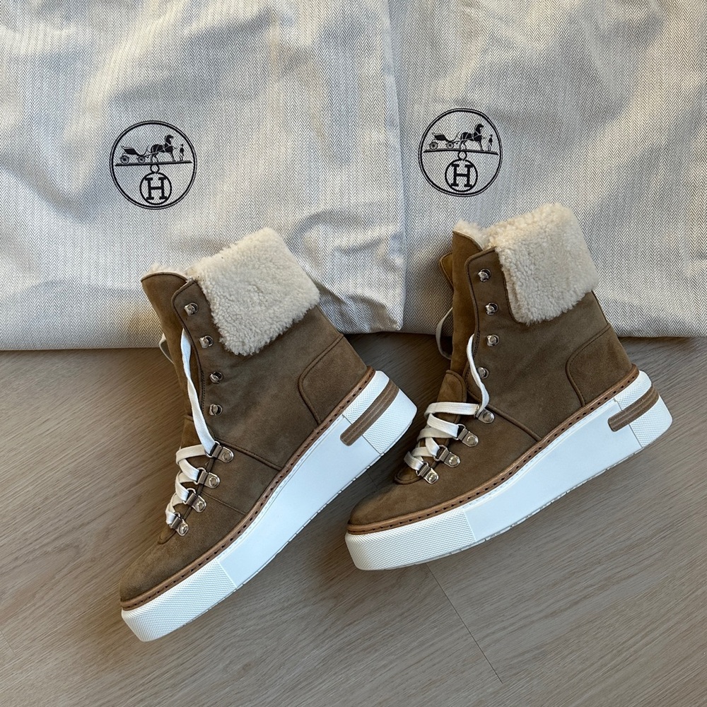 Brand new Hermes Flocon Ankle Boots